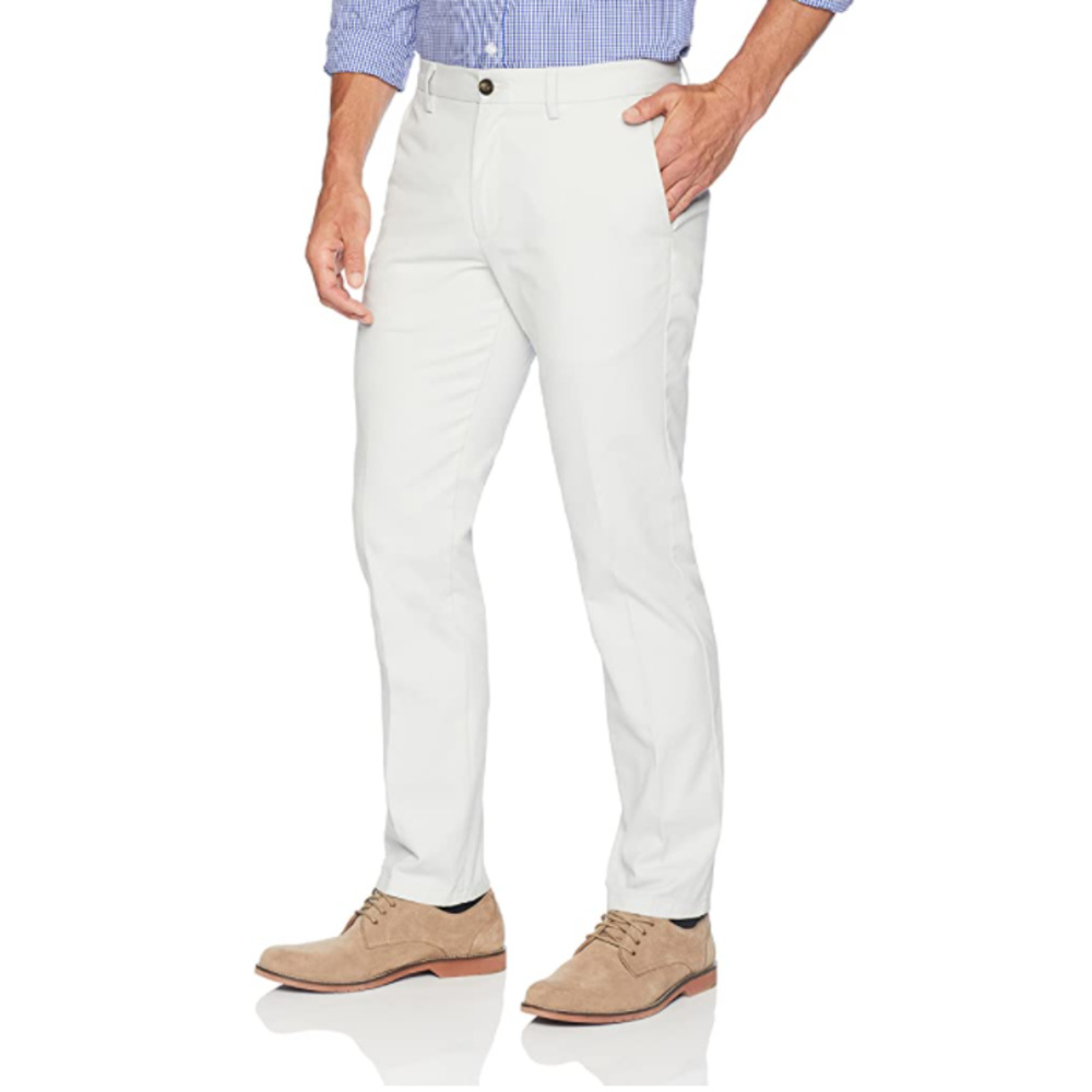 NWT! Classic Mens Briof Flat Front Chino Pant